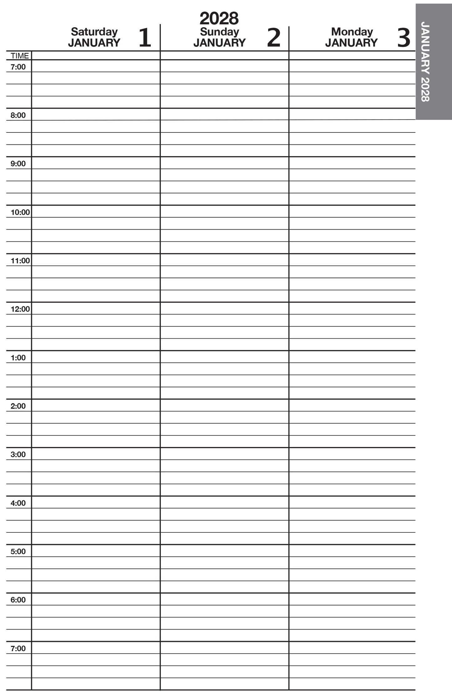 Standard 6X9 Daily Record Book