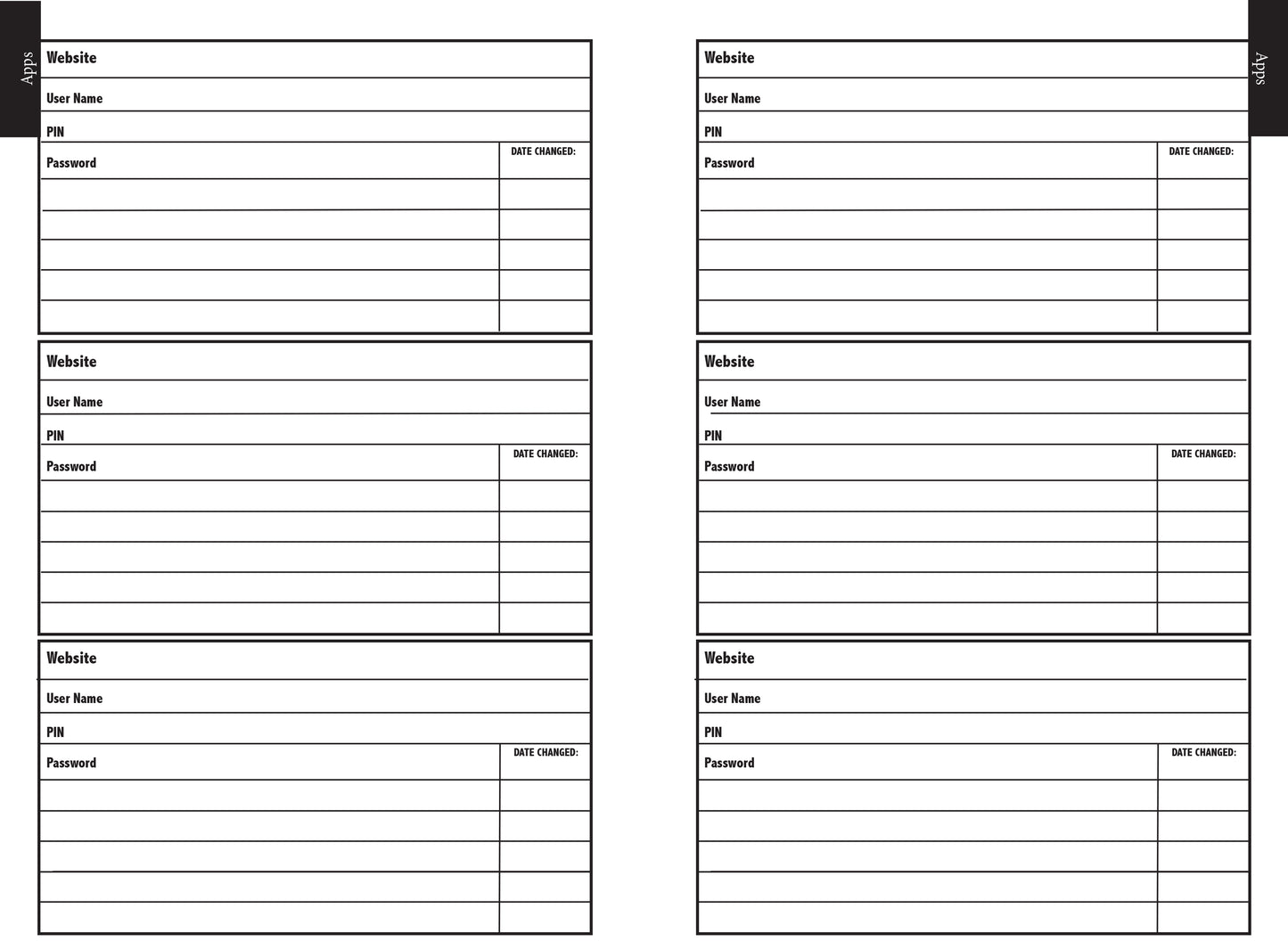 My Password Book