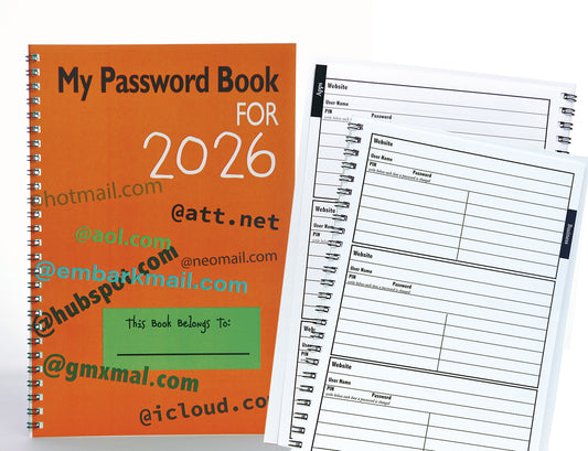 2006 My Password Book 6X9"