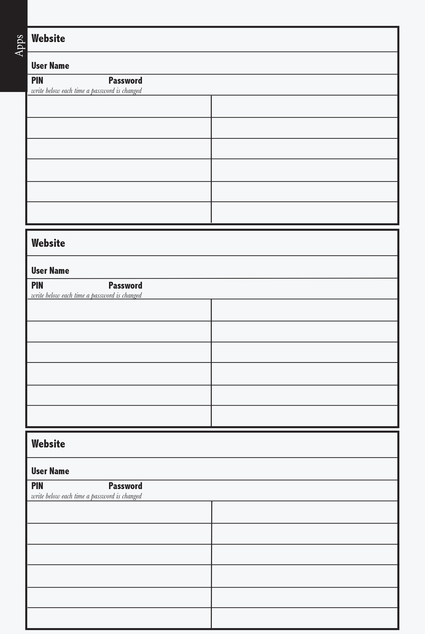 2006 My Password Book 6X9"