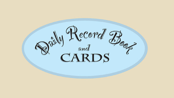 Daily Record Book & Cards