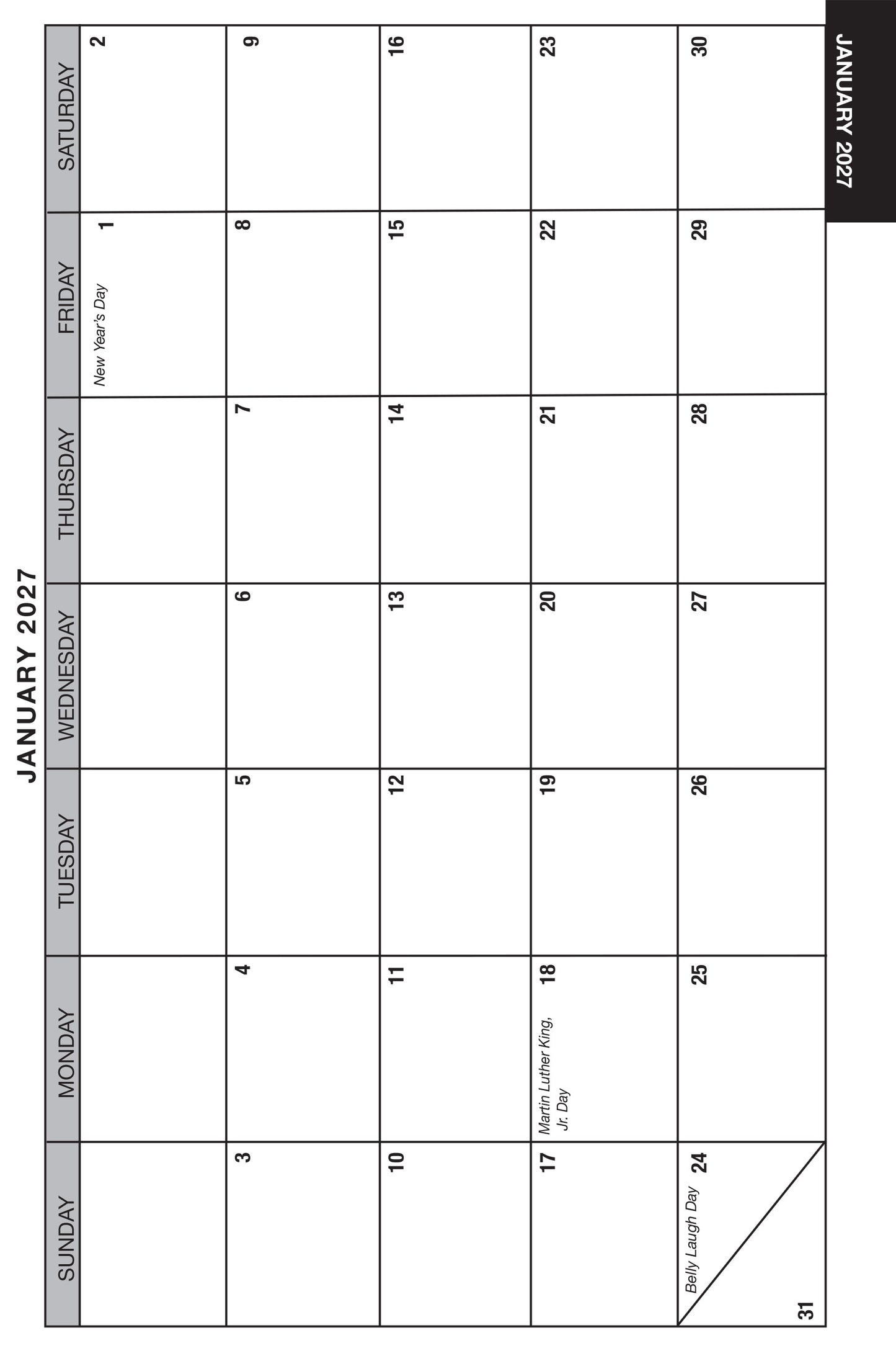 Standard 6X9 Daily Record Book