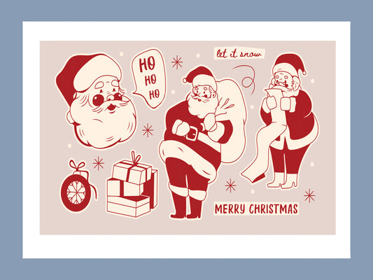 Lots of Santas